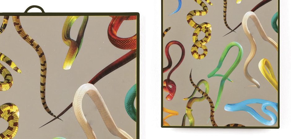 Зеркало Seletti Mirror Medium Snakes Зеркало Seletti Mirror Medium Snakes - Loft-Concept в Грозном