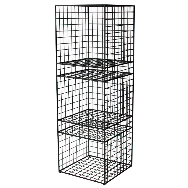Стеллаж Higgs Industrial Metal Rust Rack Черный Стеллаж Higgs Industrial Metal Rust Rack Черный в Грозном | Loft Concept