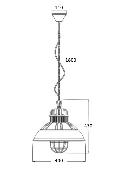 Подвесной светильник Loft Industrial Metal Cage Elder Подвесной светильник Loft Industrial Metal Cage Elder в Грозном