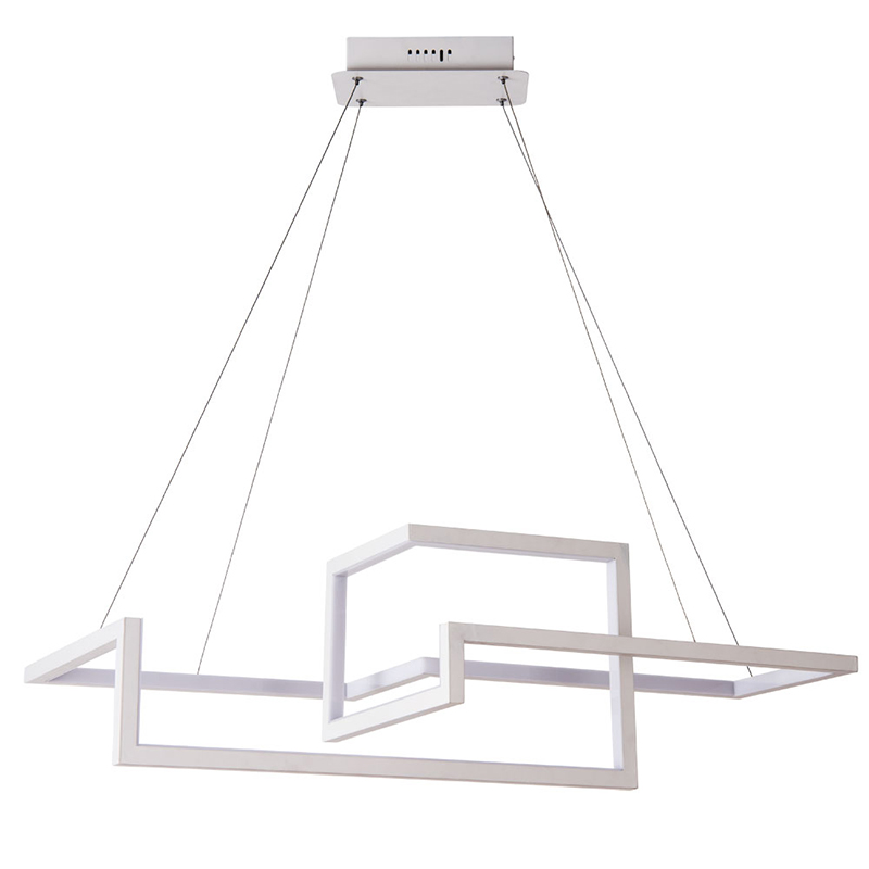 Люстра Esther Geometric White Chandelier II Белый Люстра Esther Geometric White Chandelier II Белый в Грозном | Loft Concept