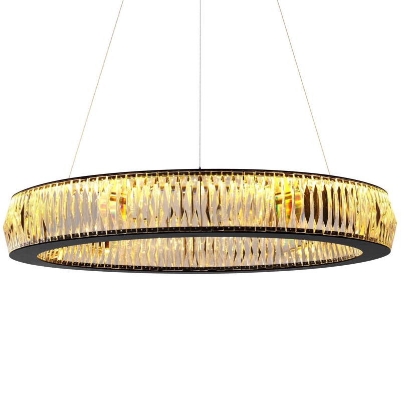 Люстра Eichholtz Chandelier Vancouver L Черный Прозрачный (Transparent) Люстра Eichholtz Chandelier Vancouver L Черный Прозрачный (Transparent) в Грозном | Loft Concept