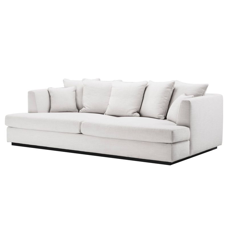 Диван Eichholtz Sofa Taylor Lounge Белый Черный Диван Eichholtz Sofa Taylor Lounge Белый Черный в Грозном | Loft Concept
