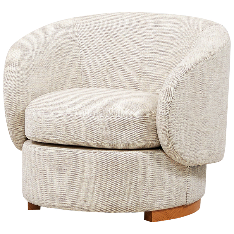 Кресло Toby Beige Armchair Бежевый Древесина Кресло Toby Beige Armchair Бежевый Древесина в Грозном | Loft Concept