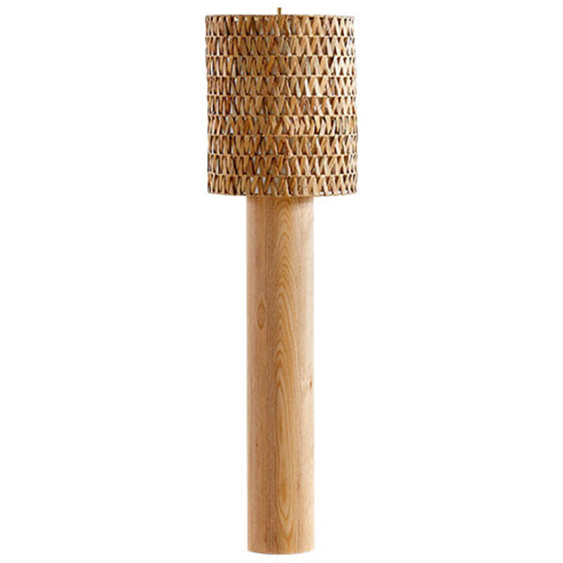 Торшер Wicker Furniture Tenny Floor Lamp Древесина Торшер Wicker Furniture Tenny Floor Lamp Древесина в Грозном | Loft Concept