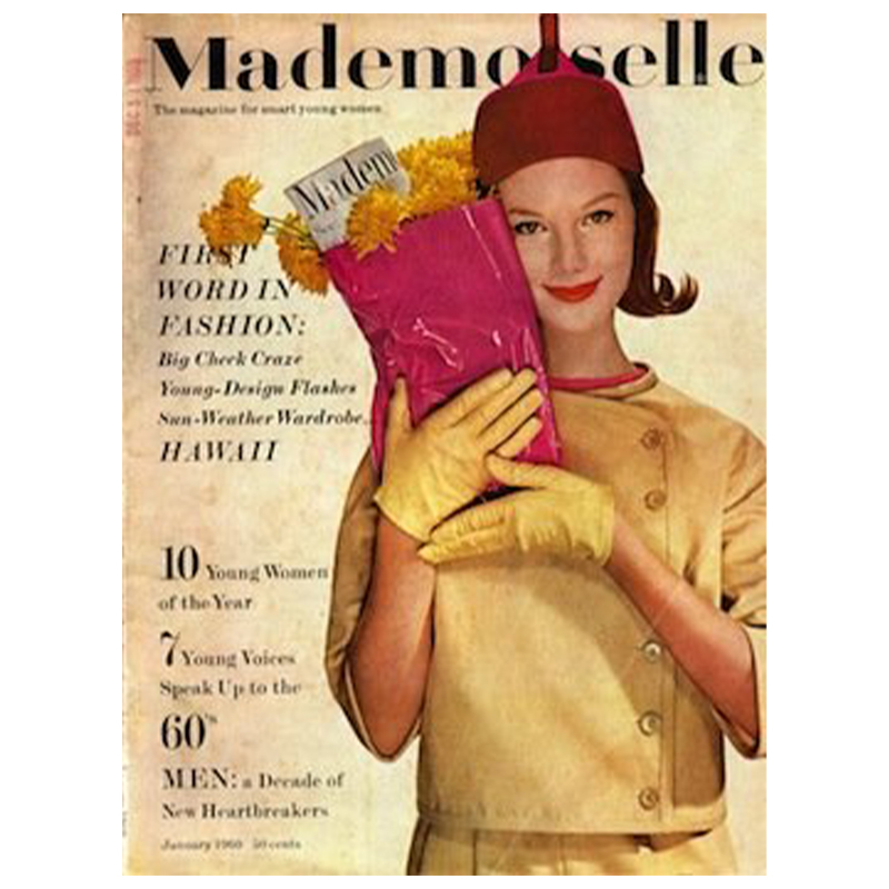 Постер Mademoiselle Cover 1960 January Постер Mademoiselle Cover 1960 January в Грозном | Loft Concept
