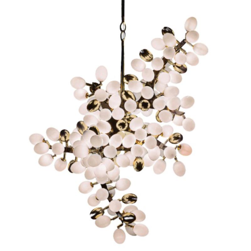 Люстра дизайнерска Valiant Chandelier Vertical Barlas Baylar Бронза Белый Люстра дизайнерска Valiant Chandelier Vertical Barlas Baylar Бронза Белый в Грозном | Loft Concept