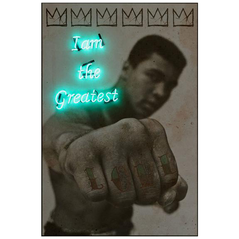 Неоновый постер Muhammad Ali Мульти Неоновый постер Muhammad Ali Мульти в Грозном | Loft Concept