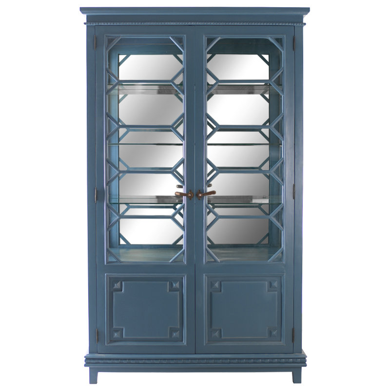 Буфет Ainsley Cabinet Серо-голубой Винтажная латунь Буфет Ainsley Cabinet Серо-голубой Винтажная латунь в Грозном | Loft Concept