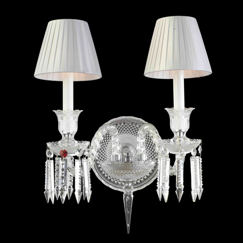 Бра BACCARAT Solstice Comete Wall Lamp 2 Прозрачное Стекло Бра BACCARAT Solstice Comete Wall Lamp 2 Прозрачное Стекло в Грозном | Loft Concept