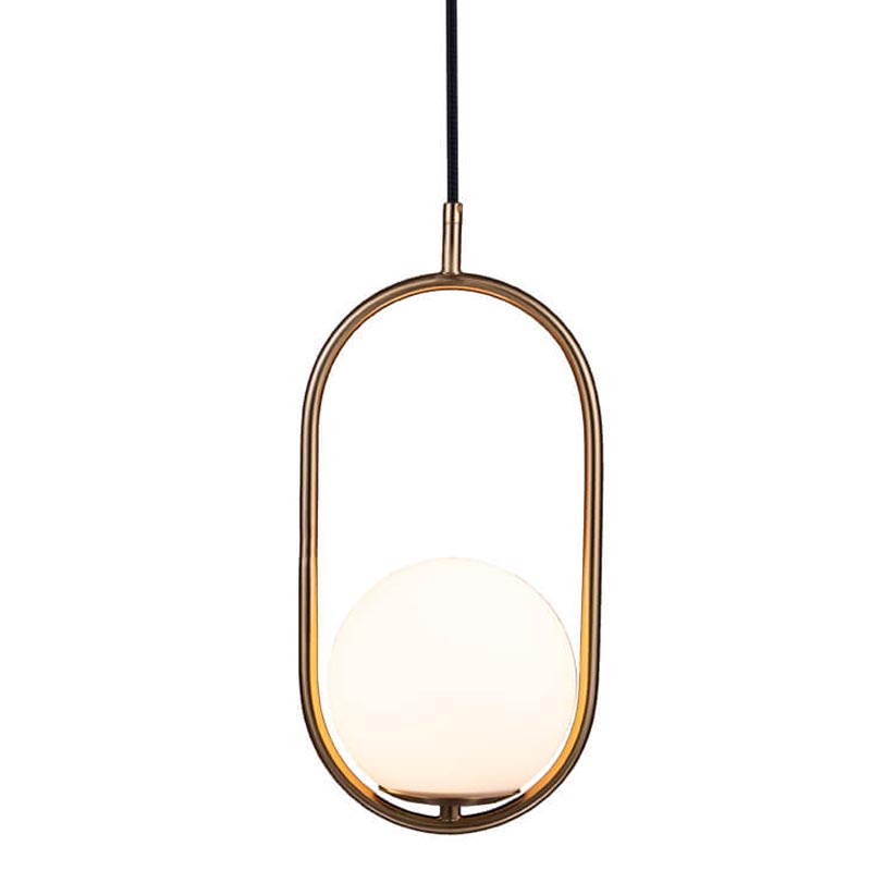 Подвесной светильник B.LUX C Ball oval copper Белый Медь Подвесной светильник B.LUX C Ball oval copper Белый Медь в Грозном | Loft Concept