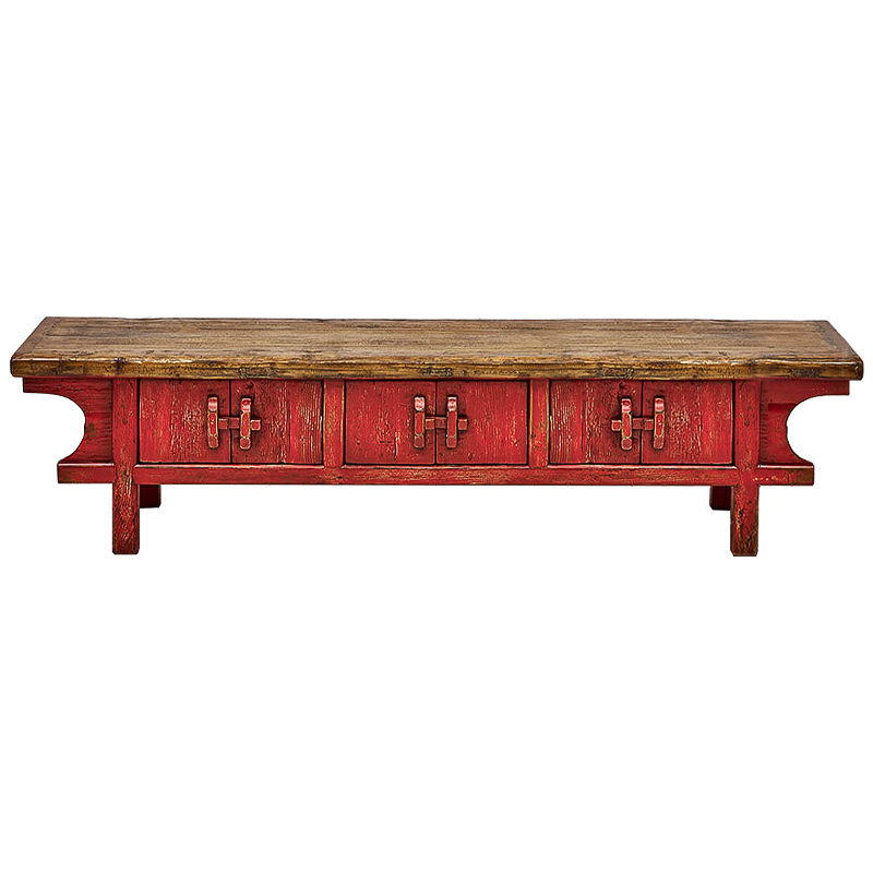 Тумба Chinoiserie TV stand Древесина Красный Тумба Chinoiserie TV stand Древесина Красный в Грозном | Loft Concept