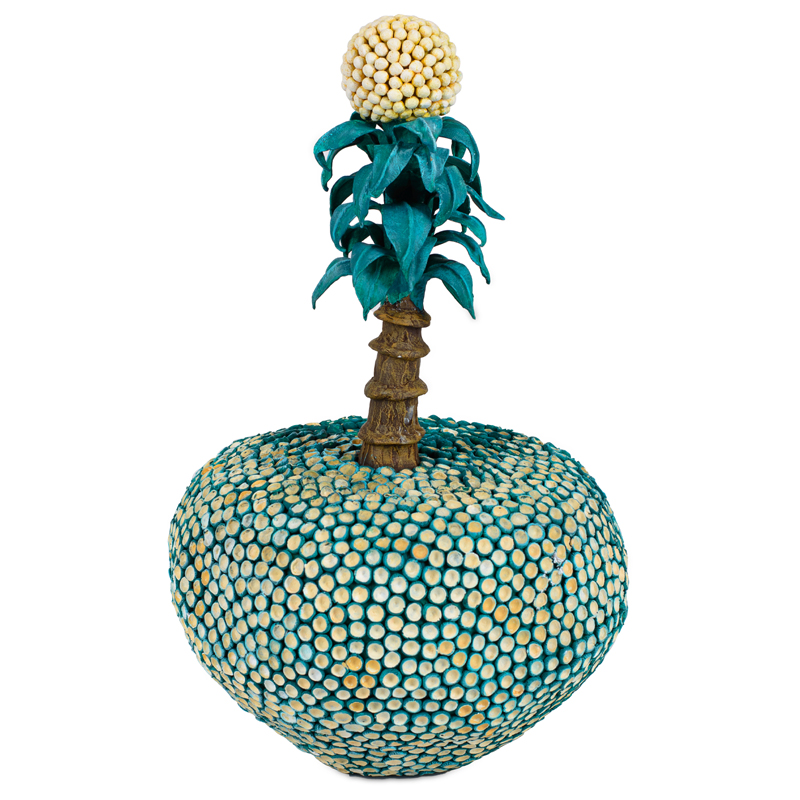 Статуэтка тропический фрукт Tropical Fruit turquoise Бирюзовый Желтый Коричневый Статуэтка тропический фрукт Tropical Fruit turquoise Бирюзовый Желтый Коричневый в Грозном | Loft Concept