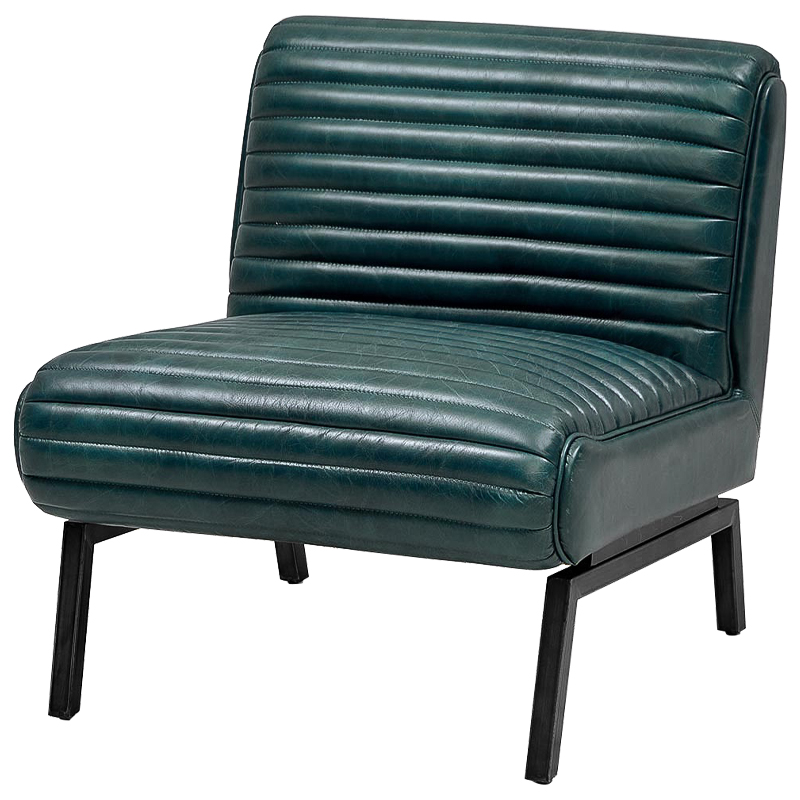 Кресло Gather Emerald Leather Chair Изумрудный Кресло Gather Emerald Leather Chair Изумрудный в Грозном | Loft Concept