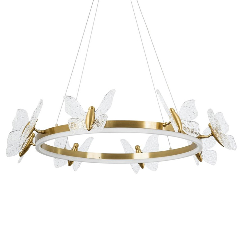 Люстра Ulysses Butterfly Enlarged Латунь Люстра Ulysses Butterfly Enlarged Латунь в Грозном | Loft Concept