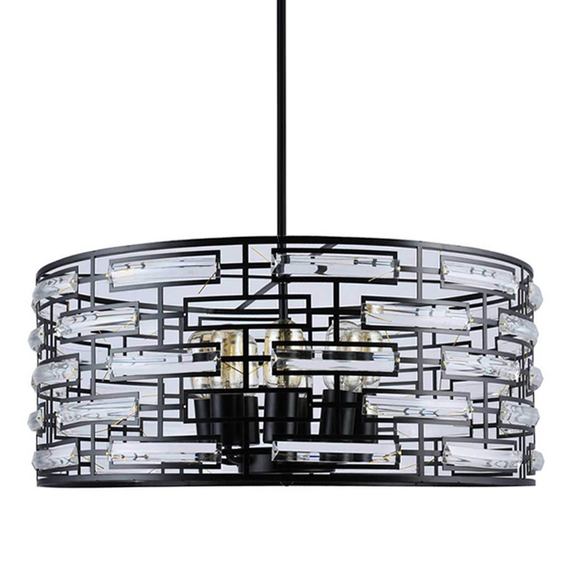Люстра Metal Coil chandelier 60 Черный Люстра Metal Coil chandelier 60 Черный в Грозном | Loft Concept