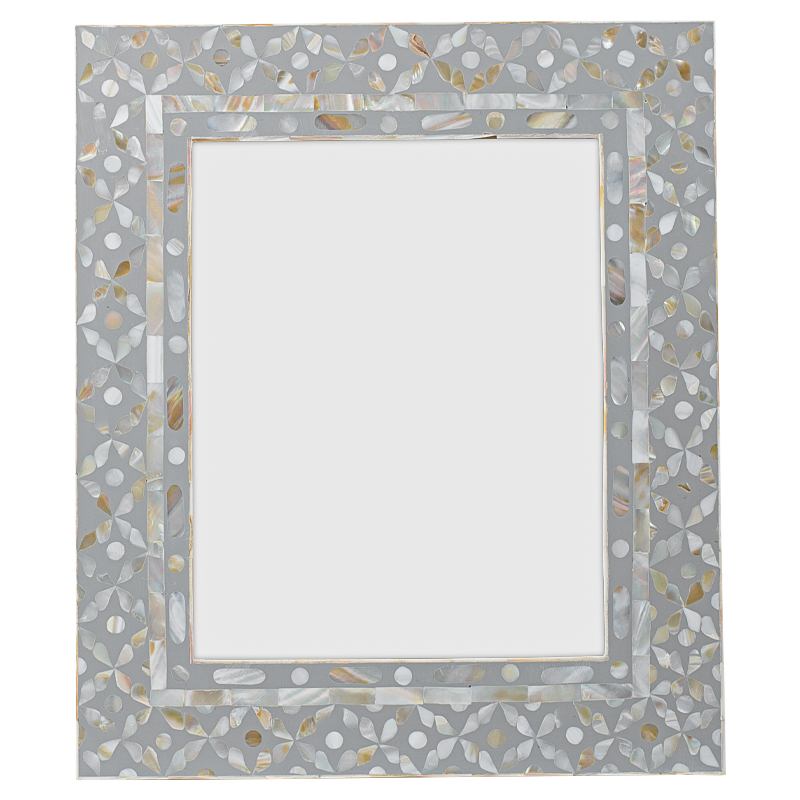 Рама для фото Bone Inlay Pearl Gray L Перламутровый Серый Рама для фото Bone Inlay Pearl Gray L Перламутровый Серый в Грозном | Loft Concept