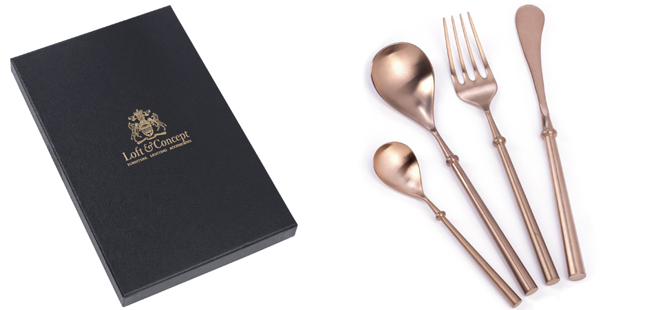 Столовые приборы Ring Handle Copper Столовые приборы Ring Handle Copper - Loft-Concept в Грозном