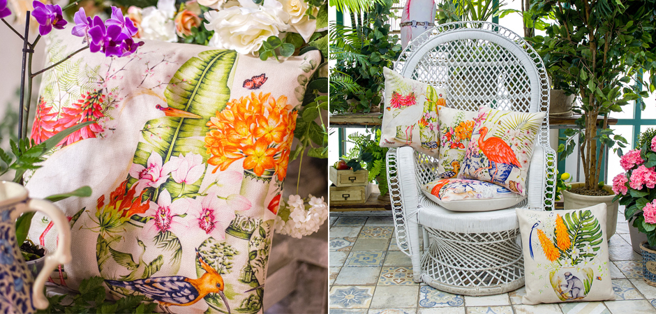 Декоративная подушка White Heron and Hoopoe Pillow Декоративная подушка White Heron and Hoopoe Pillow - Loft-Concept в Грозном