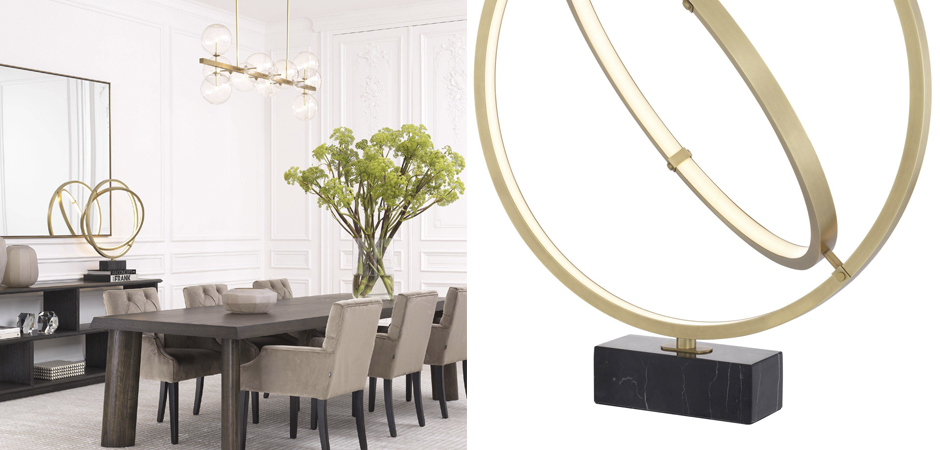 Настольная лампа Eichholtz Table Lamp Cassini Настольная лампа Eichholtz Table Lamp Cassini - Loft-Concept в Грозном