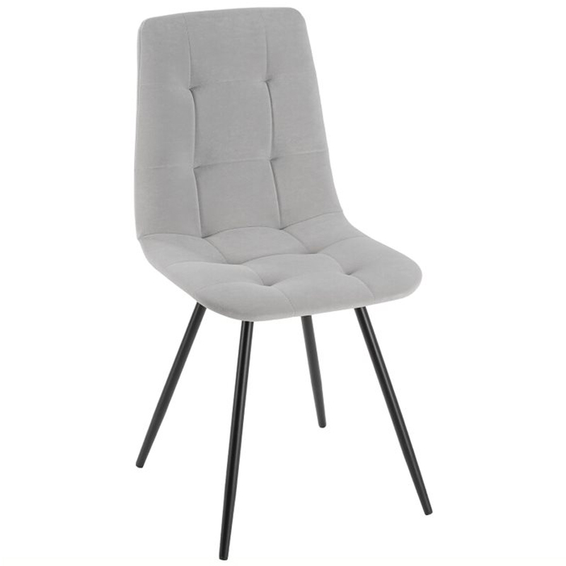 Стул Sargon Chair Светло-серый Черный Стул Sargon Chair Светло-серый Черный в Грозном | Loft Concept
