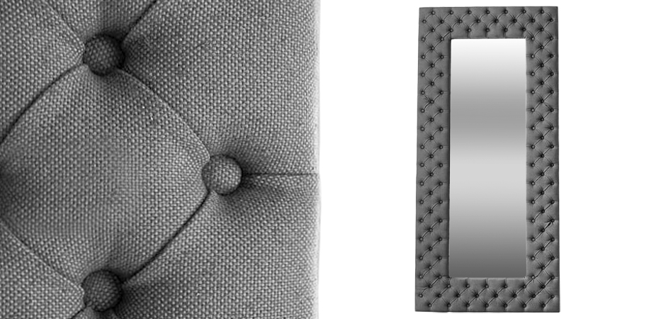 Зеркало Capitone Mirror Gray Зеркало Capitone Mirror Gray - Loft-Concept в Грозном
