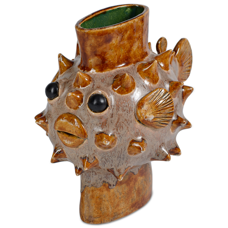 Ваза Puffer Fish Vase Карамель Ваза Puffer Fish Vase Карамель в Грозном | Loft Concept