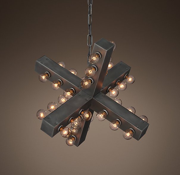 Люстра Nero Chandelier 56 Черный Люстра Nero Chandelier 56 Черный в Грозном | Loft Concept