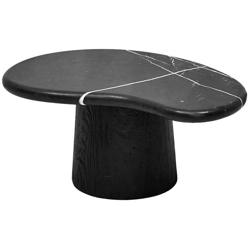 Кофейный стол Geoffroy Coffee Table Черный Мрамор Nero Черный матовый Кофейный стол Geoffroy Coffee Table Черный Мрамор Nero Черный матовый в Грозном | Loft Concept