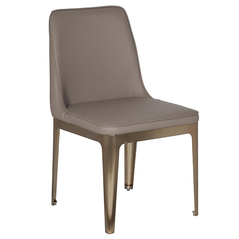 Стул Vohaul Chair light gray Светло-серый Медь Стул Vohaul Chair light gray Светло-серый Медь в Грозном | Loft Concept