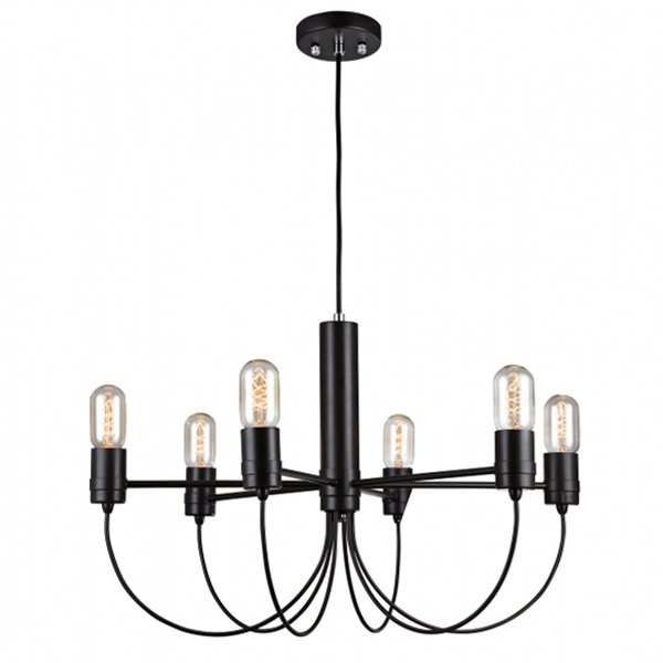 Люстра Loft Bars Fountain Chandelier 6 Черный Люстра Loft Bars Fountain Chandelier 6 Черный в Грозном | Loft Concept