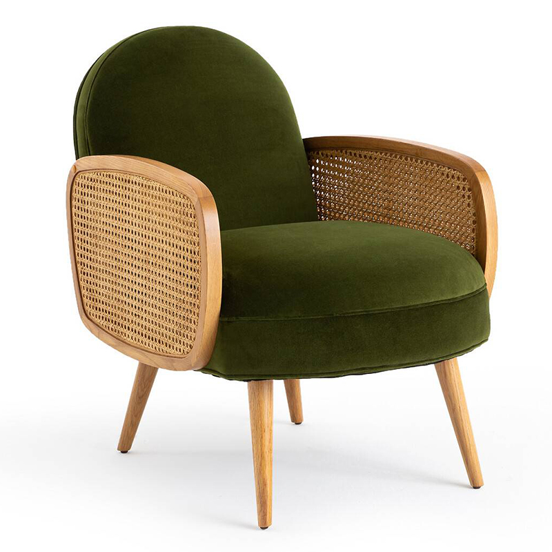 Кресло Morten Wicker Green Armchair Зеленый Кресло Morten Wicker Green Armchair Зеленый в Грозном | Loft Concept