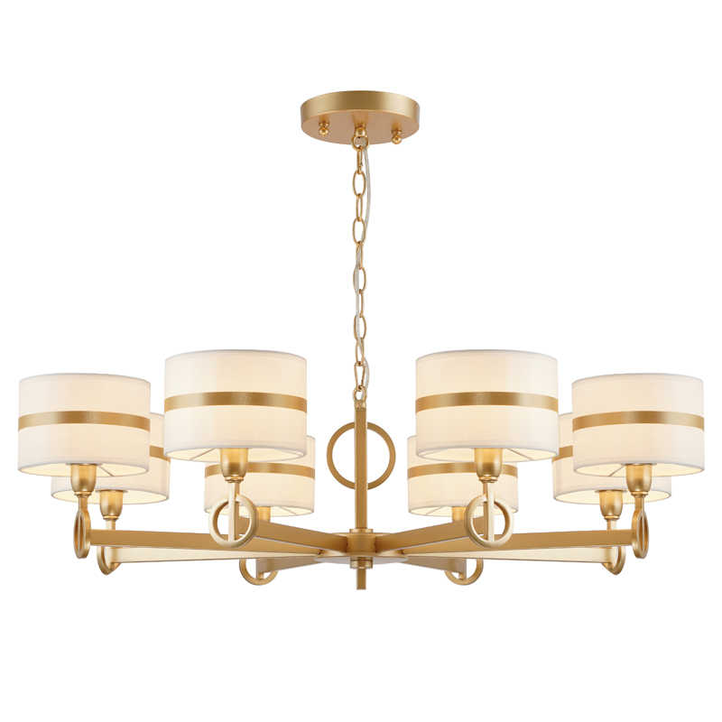 Люстра Guenael Chandelier 90 Золотой Белый Люстра Guenael Chandelier 90 Золотой Белый в Грозном | Loft Concept