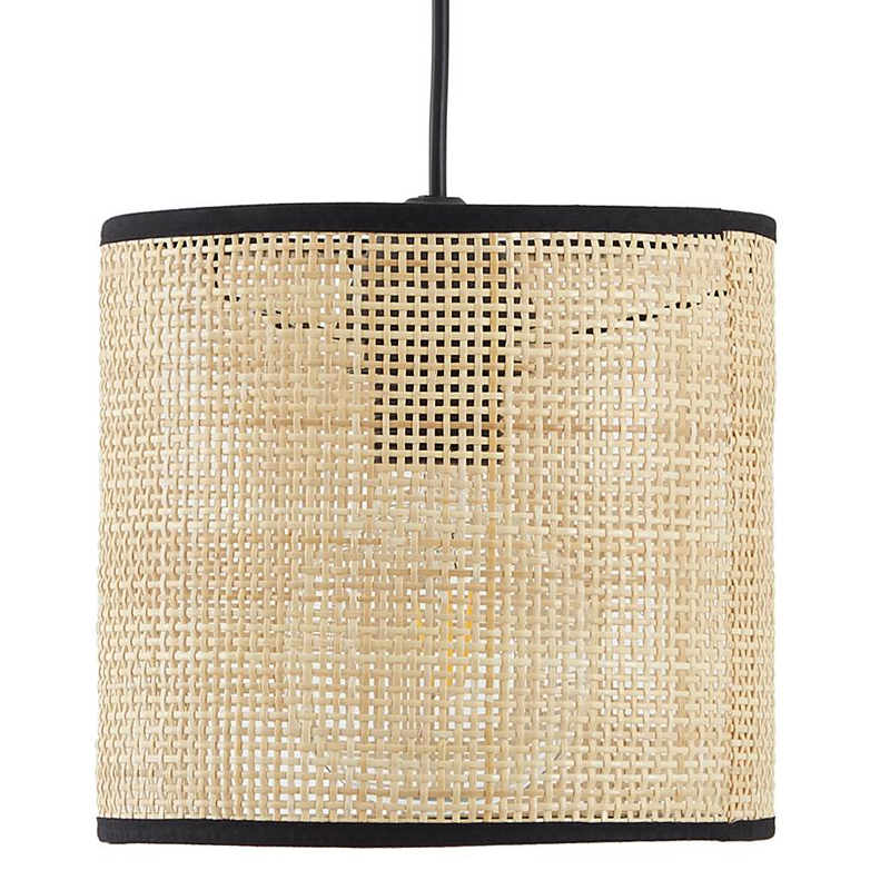 Подвесной светильник Ottar Wicker beige black Бежевый Черный Подвесной светильник Ottar Wicker beige black Бежевый Черный в Грозном | Loft Concept