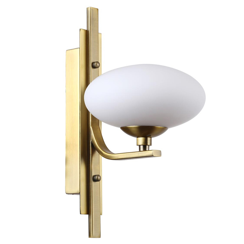 Oval Balls Mushrooms Wall Lamp Brass Латунь Прозрачный белый Oval Balls Mushrooms Wall Lamp Brass Латунь Прозрачный белый в Грозном | Loft Concept