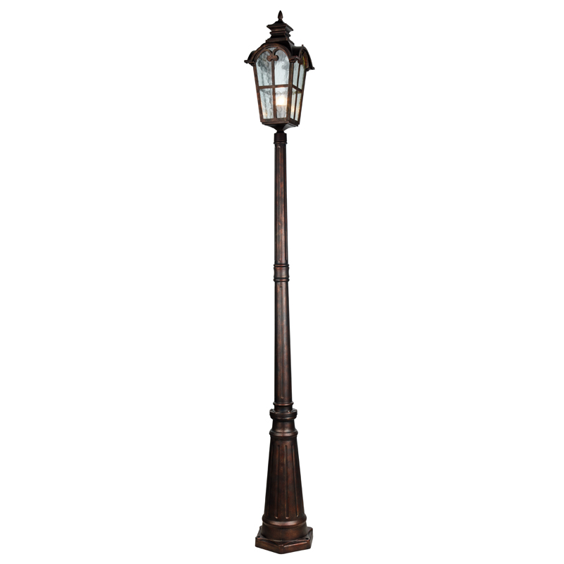 Уличный светильник Curtis Street lamp Темная бронза Прозрачное Стекло Уличный светильник Curtis Street lamp Темная бронза Прозрачное Стекло в Грозном | Loft Concept