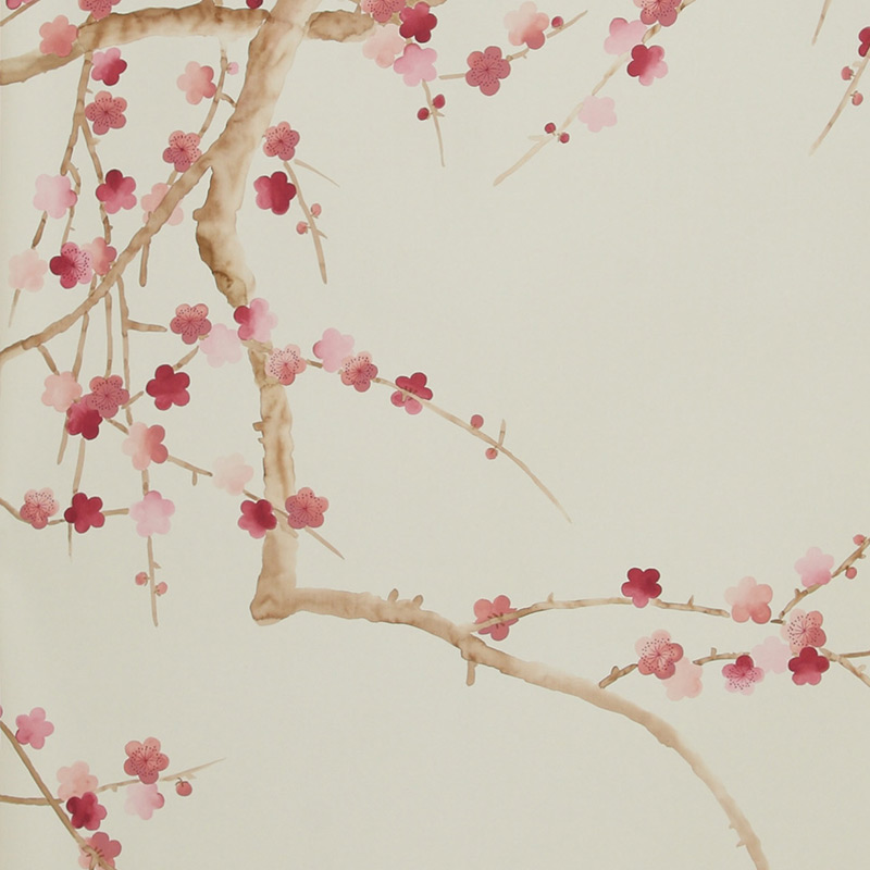 Обои ручная роспись Plum Blossom Blossom on Satin Grey dyed silk Обои ручная роспись Plum Blossom Blossom on Satin Grey dyed silk в Грозном | Loft Concept