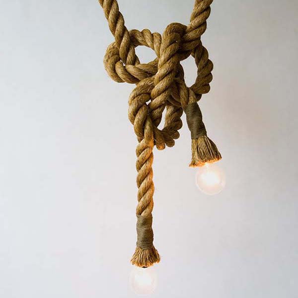 Подвесной светильник Rope Double Подвесной светильник Rope Double в Грозном | Loft Concept