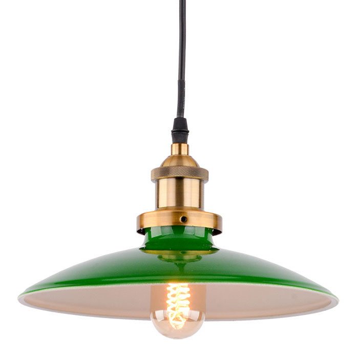 Подвесной светильник Billiards Light Pendant Черный Зеленый Подвесной светильник Billiards Light Pendant Черный Зеленый в Грозном | Loft Concept
