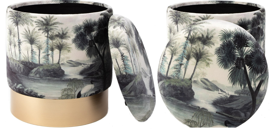 Пуф PUF Jungle Print river&tree small Пуф PUF Jungle Print river&tree small - Loft-Concept в Грозном