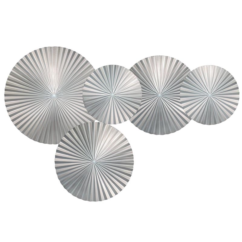 Арт-объект Apollo Silver Wall Plaque Disc 5 Серебряный Арт-объект Apollo Silver Wall Plaque Disc 5 Серебряный в Грозном | Loft Concept