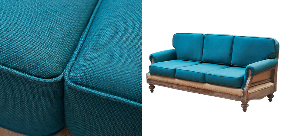 Диван Deconstructed Sofa turquoise Linen triple Диван Deconstructed Sofa turquoise Linen triple - Loft-Concept в Грозном