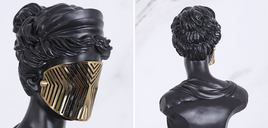 Статуэтка Bust Woman in Mask Статуэтка Bust Woman in Mask - Loft-Concept в Грозном