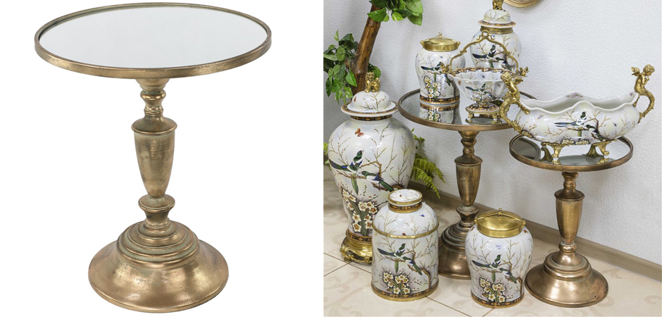 Приставной стол Table Bronze Glass Приставной стол Table Bronze Glass - Loft-Concept в Грозном