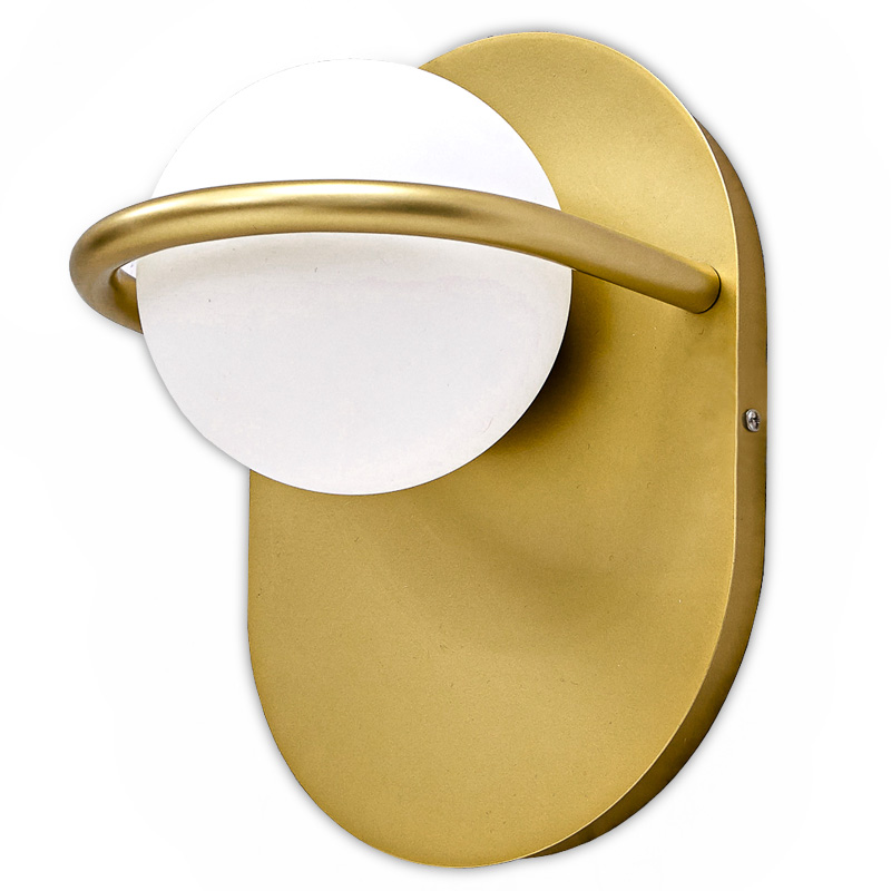 Бра Gold Holds Ball Sconces Золотой Белый Бра Gold Holds Ball Sconces Золотой Белый в Грозном | Loft Concept
