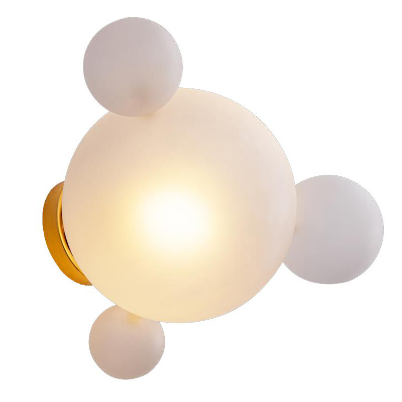 Бра Giopato & Coombes Bolle Wall 04 Bubbles white Белый Золотой Бра Giopato & Coombes Bolle Wall 04 Bubbles white Белый Золотой в Грозном | Loft Concept