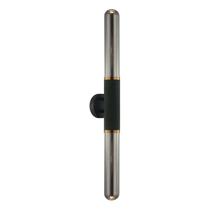 Бра Grover Black Grey Wall Lamp Серый Черный Глянцевое золото Бра Grover Black Grey Wall Lamp Серый Черный Глянцевое золото в Грозном | Loft Concept