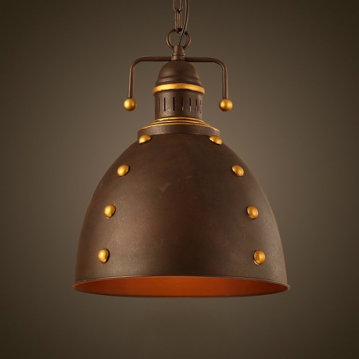 Подвесной светильник Stout Helmet #1 Коричневый Подвесной светильник Stout Helmet #1 Коричневый в Грозном | Loft Concept