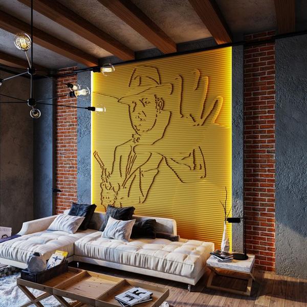 Барельеф AL CAPONE Барельеф AL CAPONE в Грозном | Loft Concept