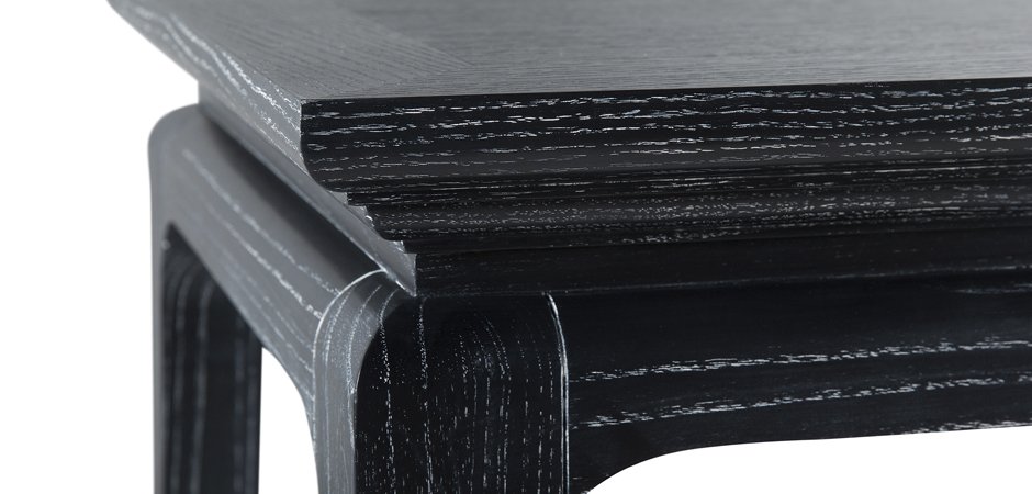 Приставной стол Black Curved Приставной стол Black Curved - Loft-Concept в Грозном