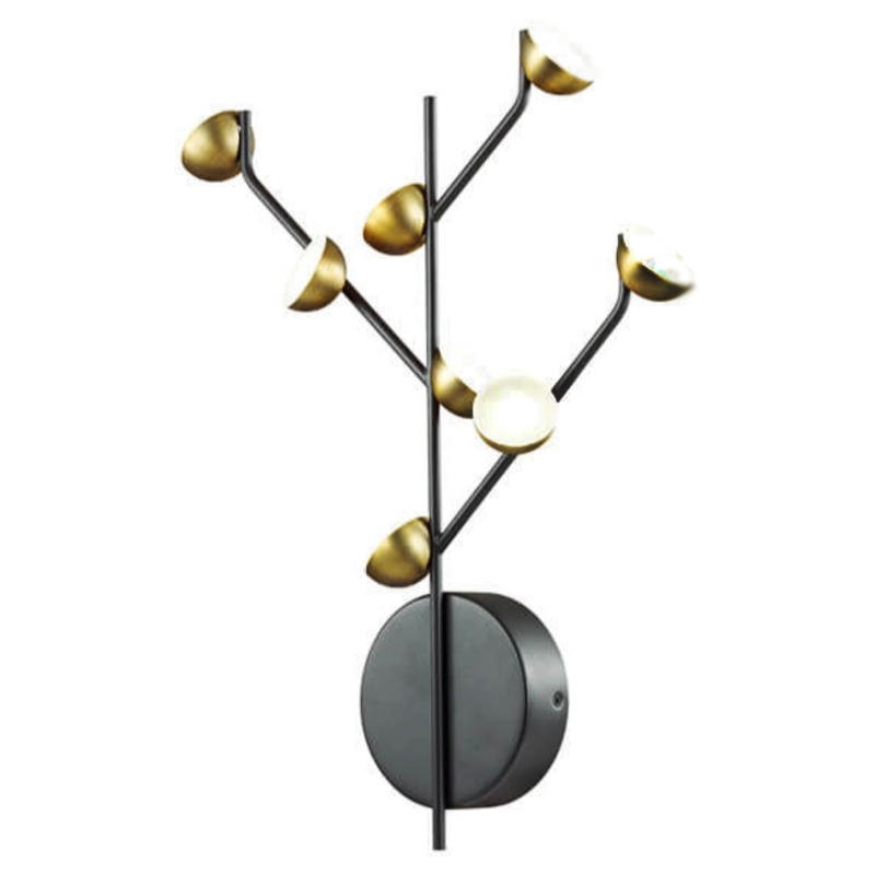 Бра Bloom Wall lamp Латунь Черный Бра Bloom Wall lamp Латунь Черный в Грозном | Loft Concept